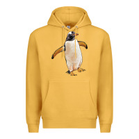 Mustard penguin Premium Hoodie - LillyAllenDesigns