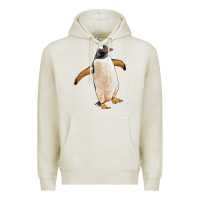 Oatmeal Heather penguin Premium Hoodie - LillyAllenDesigns