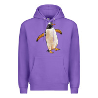 Purple penguin Premium Hoodie - LillyAllenDesigns