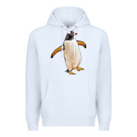 White penguin Premium Hoodie - LillyAllenDesigns