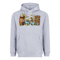 Heather Grey sunflower gemstone coffee Heavyweight Hoodie - JahusDesignShop