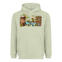 Matcha sunflower gemstone coffee Heavyweight Hoodie - JahusDesignShop