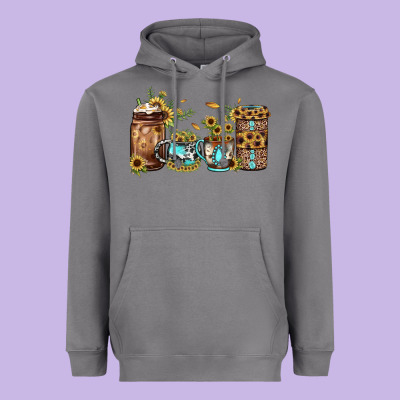 Sunflower Gemstone Coffee Heavyweight Hoodie Designed By Jahusdesignshop
