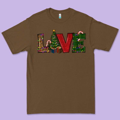 Christmas Tree Love Premium Tee Designed By Ranaportraitstore