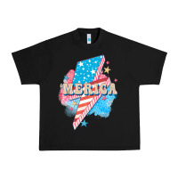 Black Merica leopard lightning bolt Urban Heavy Tee - FaDigitalArtStudio