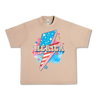 Burro Merica leopard lightning bolt Urban Heavy Tee - FaDigitalArtStudio