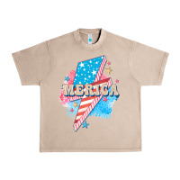 French Oak Merica leopard lightning bolt Urban Heavy Tee - FaDigitalArtStudio