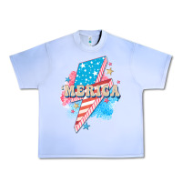 Grape Ice Merica leopard lightning bolt Urban Heavy Tee - FaDigitalArtStudio