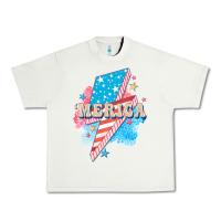 Pistachio Merica leopard lightning bolt Urban Heavy Tee - FaDigitalArtStudio