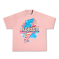 Salmon Merica leopard lightning bolt Urban Heavy Tee - FaDigitalArtStudio