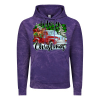 Cloud Purple Merry Christmas Truck With Gifts Vintage Hoodie - FaDigitalArtStudio