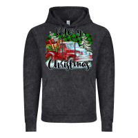Vintage Black Merry Christmas Truck With Gifts Vintage Hoodie - FaDigitalArtStudio