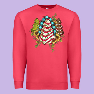 Little Debbie Tree Cakes Sunflower Gemstone Premium Sweatshirt Designed By Jahusdesignshop