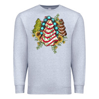 Heather Grey little debbie tree cakes sunflower gemstone Premium Sweatshirt - JahusDesignShop