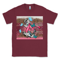 Burgundy cancer awareness anchor Classic Tee - CowGirlArtShop