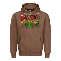 Chestnut santas favorite nurse Zipper Hoodie - AdoDesignShop