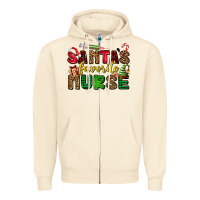 Sandshell santas favorite nurse Zipper Hoodie - AdoDesignShop