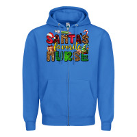 True Royal santas favorite nurse Zipper Hoodie - AdoDesignShop