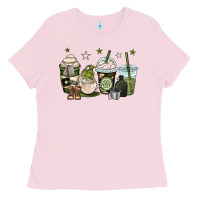 Bubblegum Pink us army coffee cups Ladies Tee - OliviaCreatesArt
