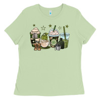 Matcha us army coffee cups Ladies Tee - OliviaCreatesArt