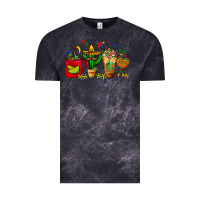Cloud Black Mexico Coffee Cups With Cactus Sombrero And Maraca Vintage Tee - FaDigitalArtStudio