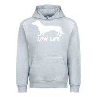 Heather Grey Doxie Low Life Urban Hoodie - artisFamous
