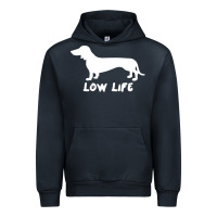 Navy Doxie Low Life Urban Hoodie - artisFamous