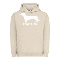 Pigment French Oak Doxie Low Life Urban Hoodie - artisFamous