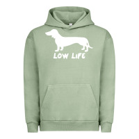 Pigment Oil Green Doxie Low Life Urban Hoodie - artisFamous
