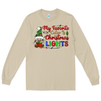 Mushroom my favorite color is christmas lights Long Sleeve Tee - BundleAndBundleShop