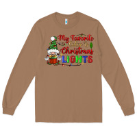 Toasted Coconut my favorite color is christmas lights Long Sleeve Tee - BundleAndBundleShop