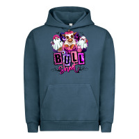 Pigment Midnight Navy Bull sheet Halloween ghost Heifer Urban Hoodie - RanaPortraitStore