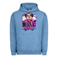 Pigment Pebble Blue Bull sheet Halloween ghost Heifer Urban Hoodie - RanaPortraitStore
