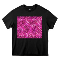 Black pink glitter with leopard pattern Heavy Core Tee - TumblerDesignByShophia