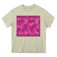 Mossy pink glitter with leopard pattern Heavy Core Tee - TumblerDesignByShophia