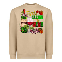 Mushroom tis the season to wine Heavyweight Sweatshirt - AdoDesignShop