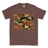 Chestnut camouflage and leopard background Classic Tee - Artiststas