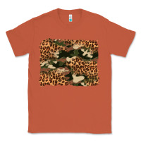 Copper camouflage and leopard background Classic Tee - Artiststas