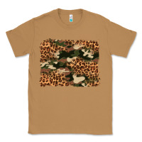 Toasted Coconut camouflage and leopard background Classic Tee - Artiststas