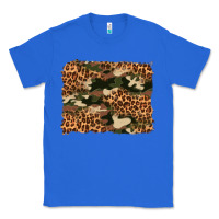 True Royal camouflage and leopard background Classic Tee - Artiststas