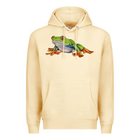 Pina Colada red eyed tree frog Premium Hoodie - LillyAllenDesigns