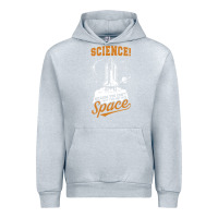 Heather Grey Science: Because You Can't Pray This Shit Into Space Urban Hoodie - artisFamous