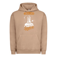 Pigment Burro Science: Because You Can't Pray This Shit Into Space Urban Hoodie - artisFamous