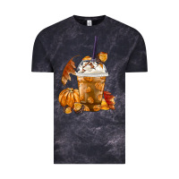Cloud Black Pumpkin Spice Coffee Vintage Tee - FaDigitalArtStudio