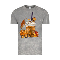Cloud Rock Pumpkin Spice Coffee Vintage Tee - FaDigitalArtStudio