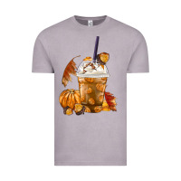 Vintage Zinc Pumpkin Spice Coffee Vintage Tee - FaDigitalArtStudio