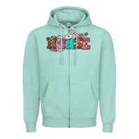 Nurse With Nurse Element Zipper Hoodie | Teevron