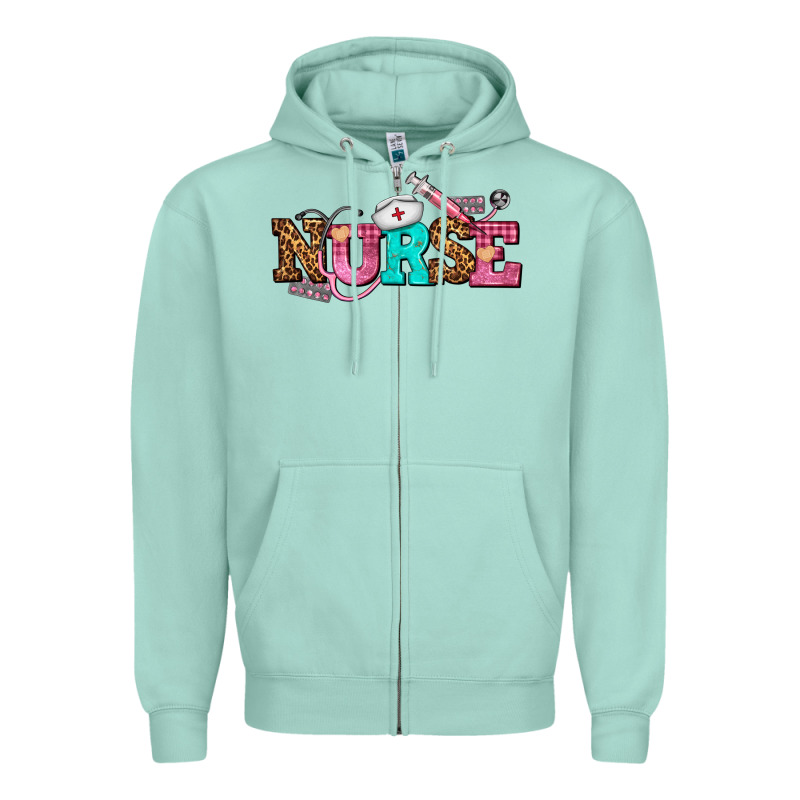 Nurse With Nurse Element Zipper Hoodie by AdoDesignShop | Teevron
