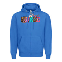 True Royal nurse with nurse element Zipper Hoodie - AdoDesignShop