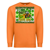 Carrot a little dirt never hurt st patrick s bulldozer Premium Sweatshirt - JahusDesignShop